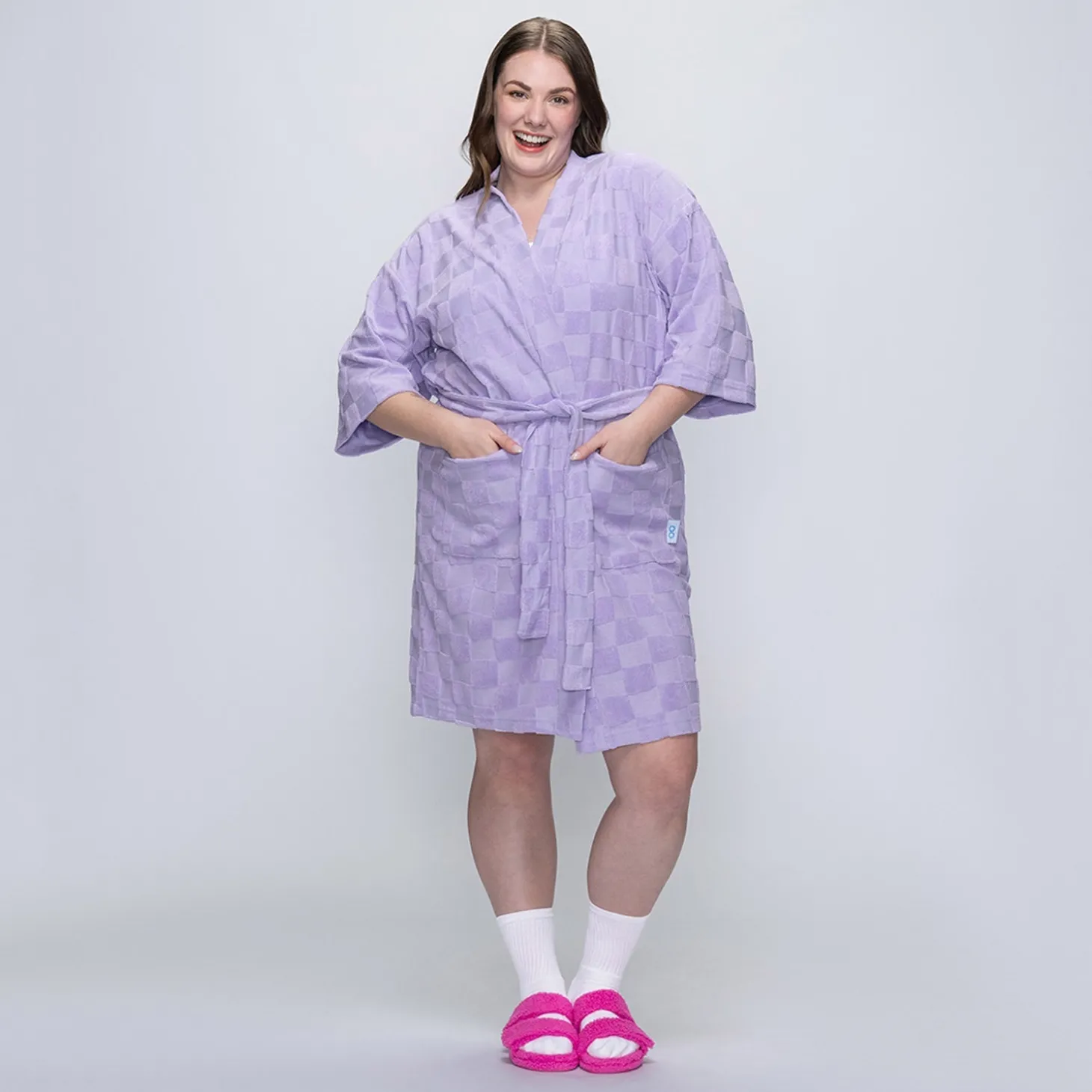 Checker Summer Dressing Gown