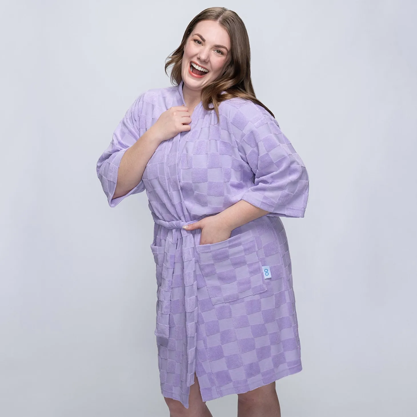 Checker Summer Dressing Gown