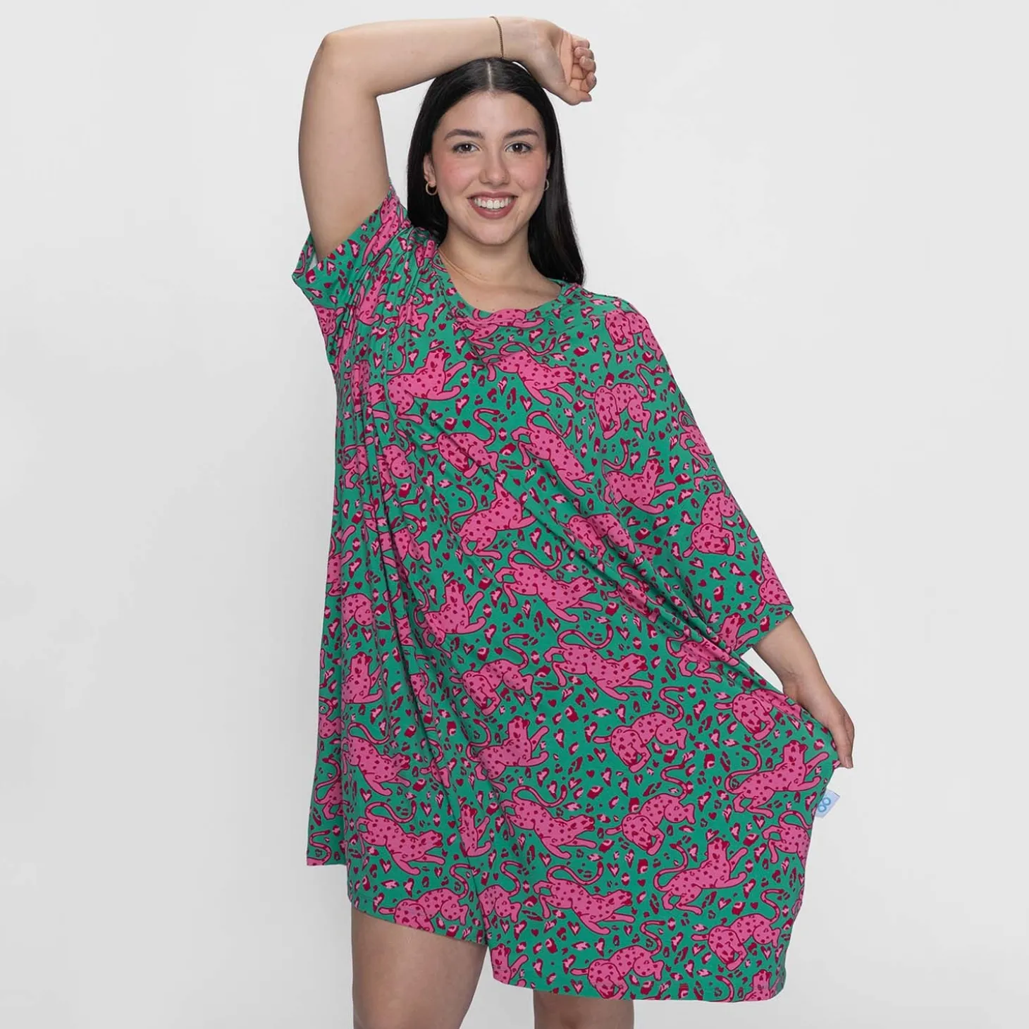 Cheetah Sleep Tee Nightie