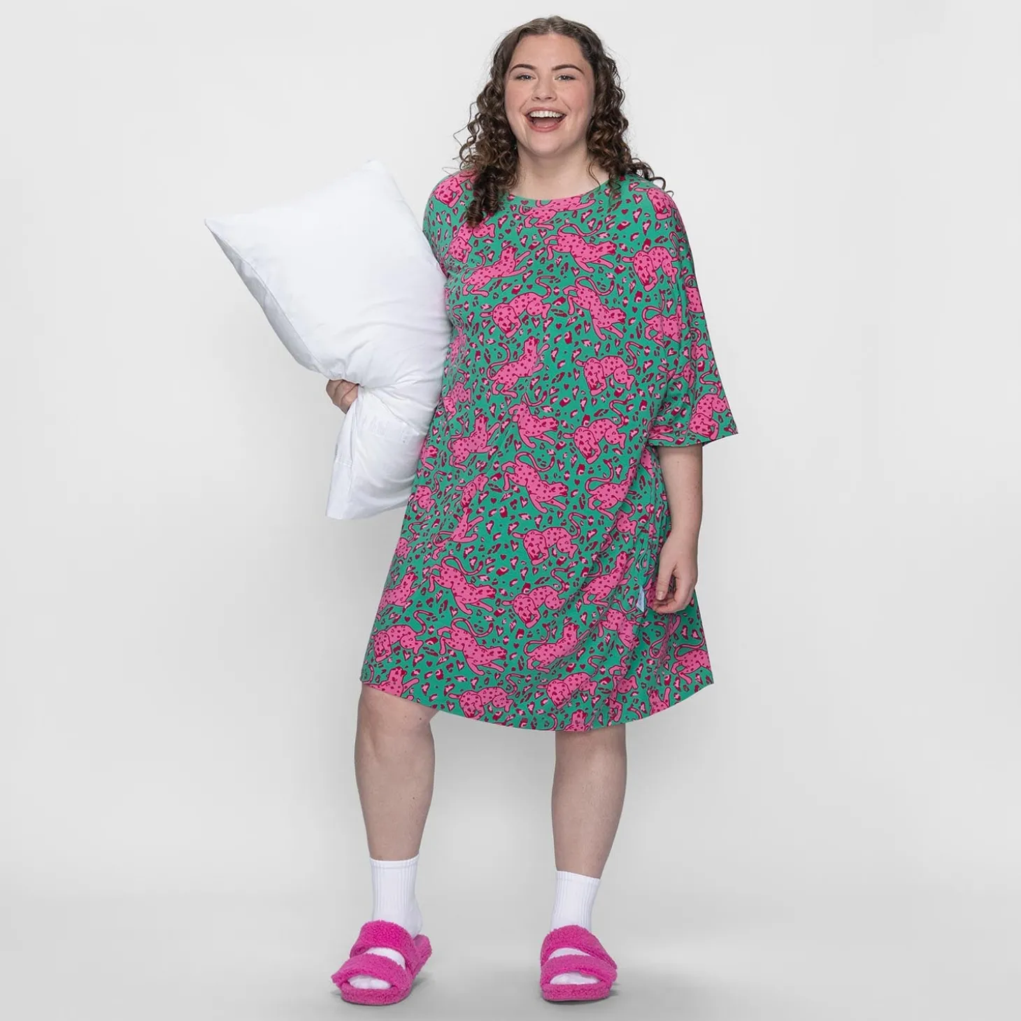 Cheetah Sleep Tee Nightie