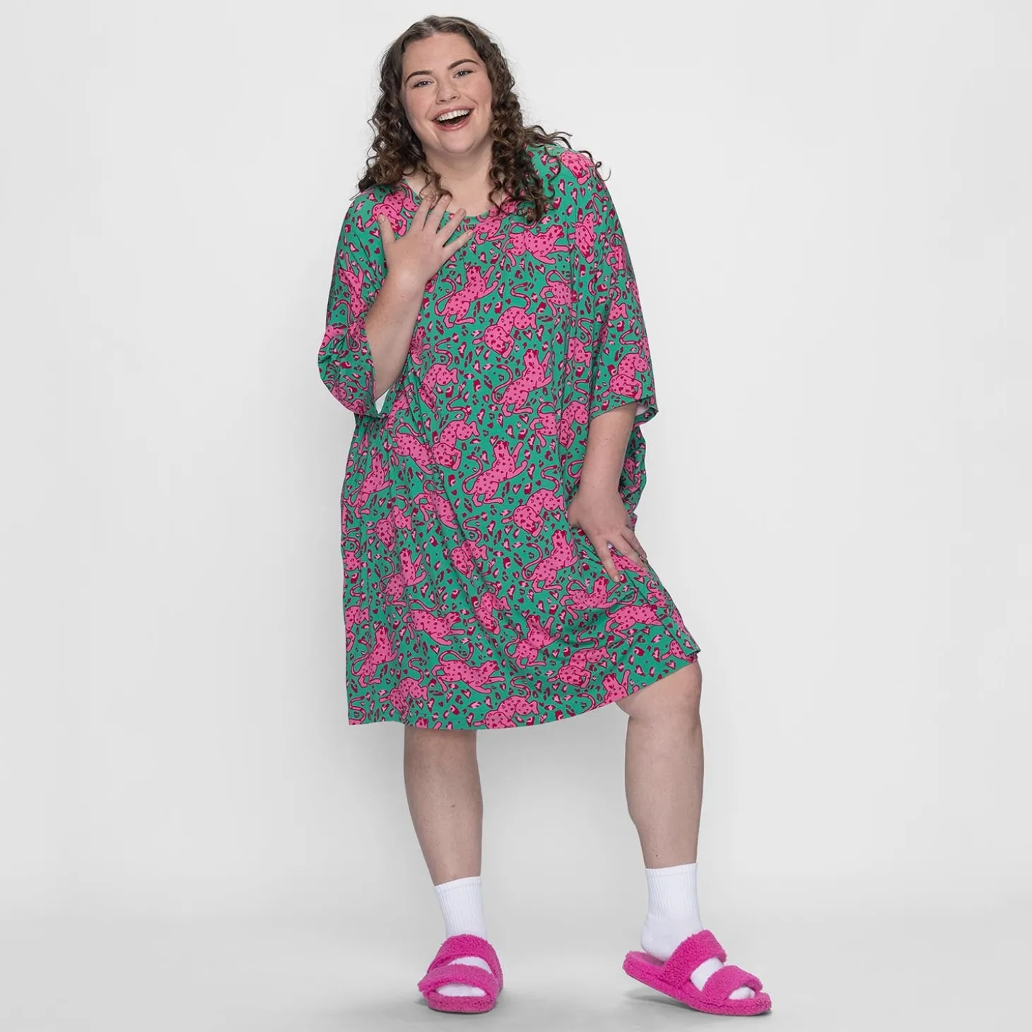 Cheetah Sleep Tee Nightie