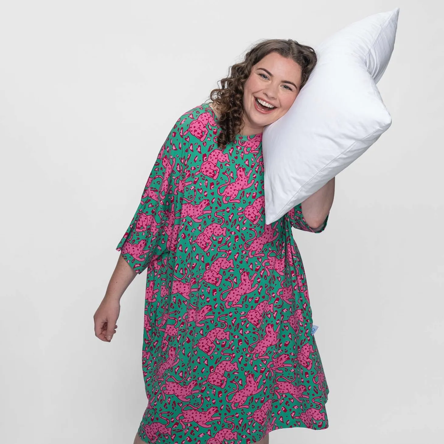 Cheetah Sleep Tee Nightie