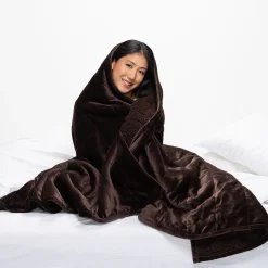 Chocolate Sherpa Blanket