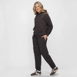 Chocolate Fleece Cuff Trackpant