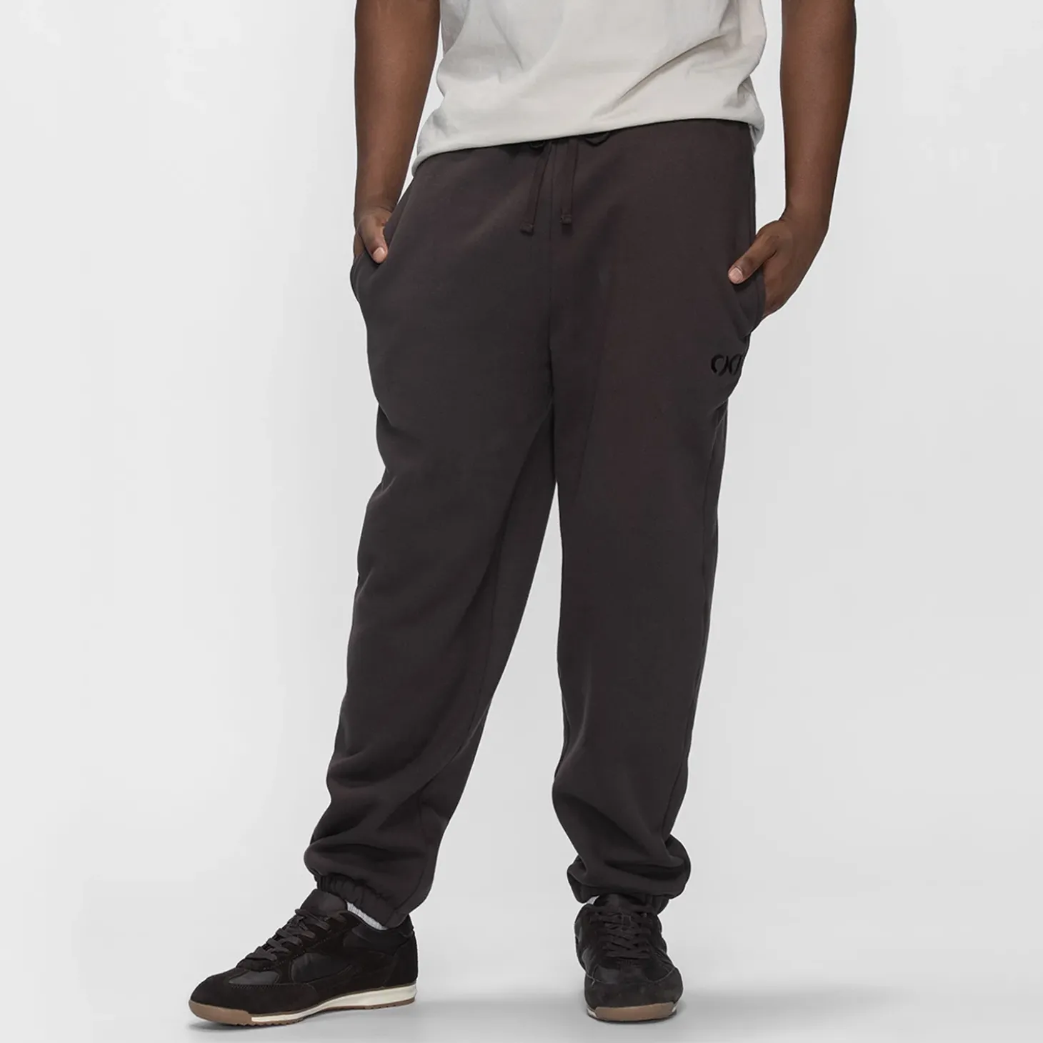 Chocolate Fleece Cuff Trackpant