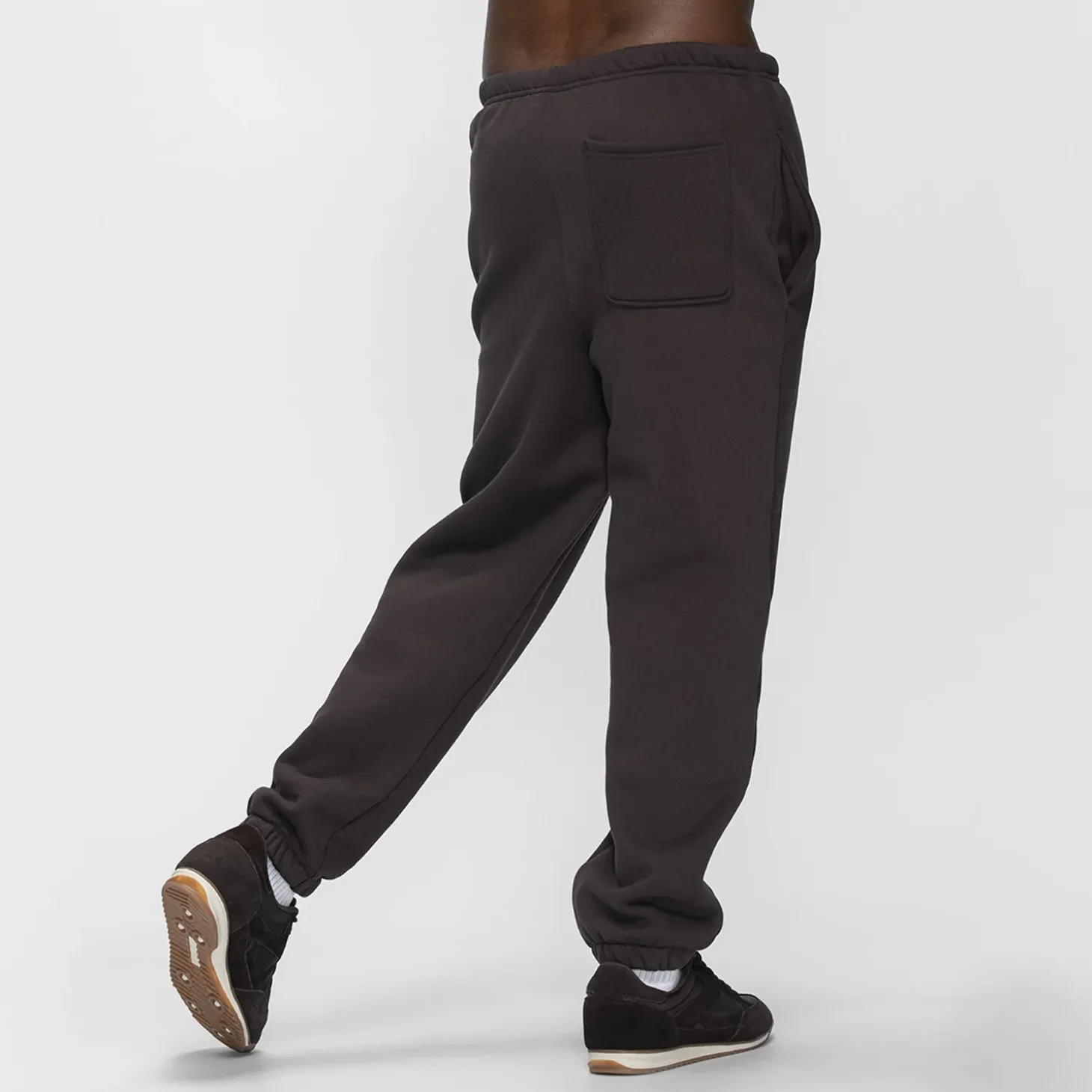 Chocolate Fleece Cuff Trackpant
