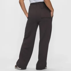 Chocolate Fleece Wide Leg Trackpant
