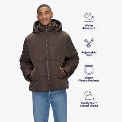 Chocolate Puffer Jacket