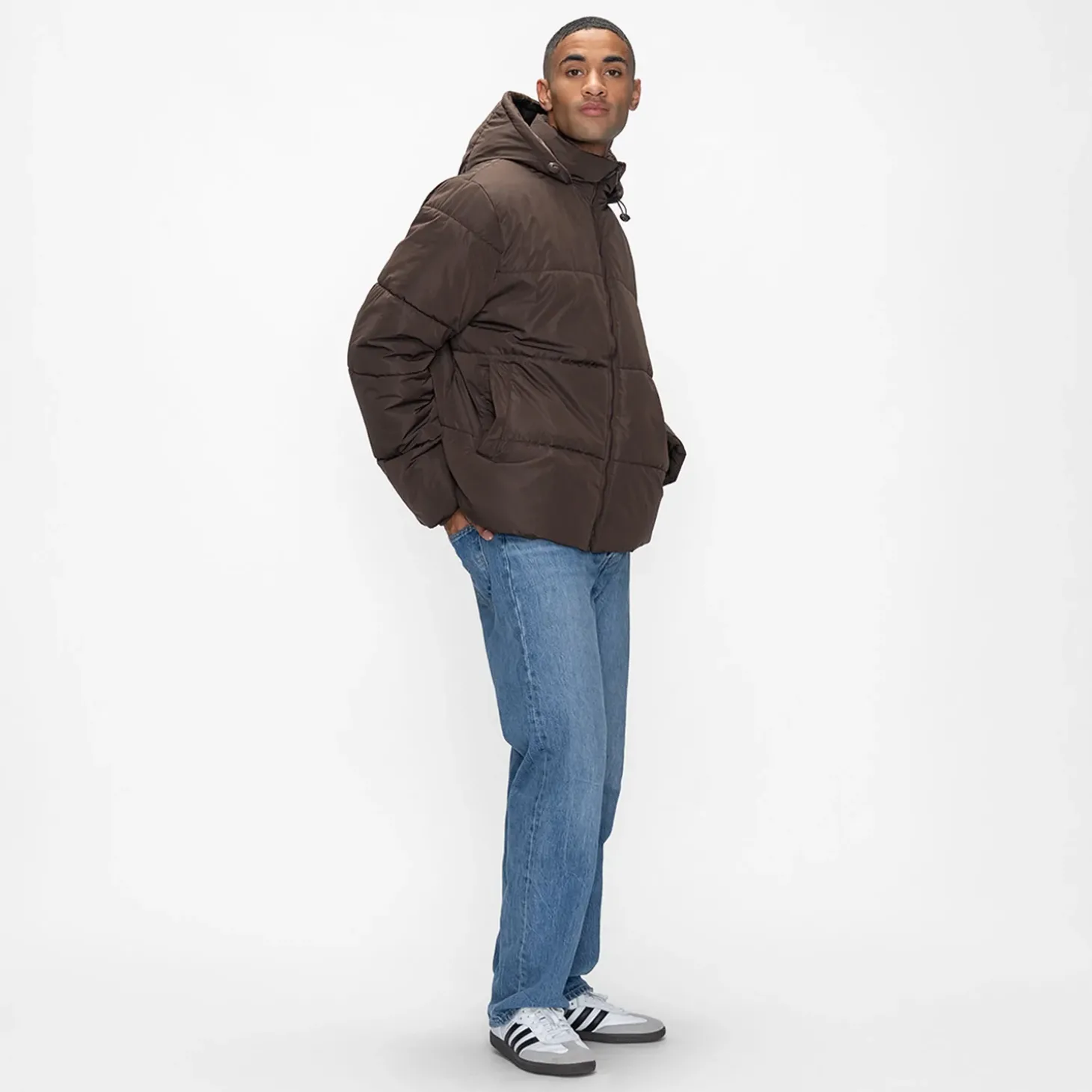 Chocolate Puffer Jacket