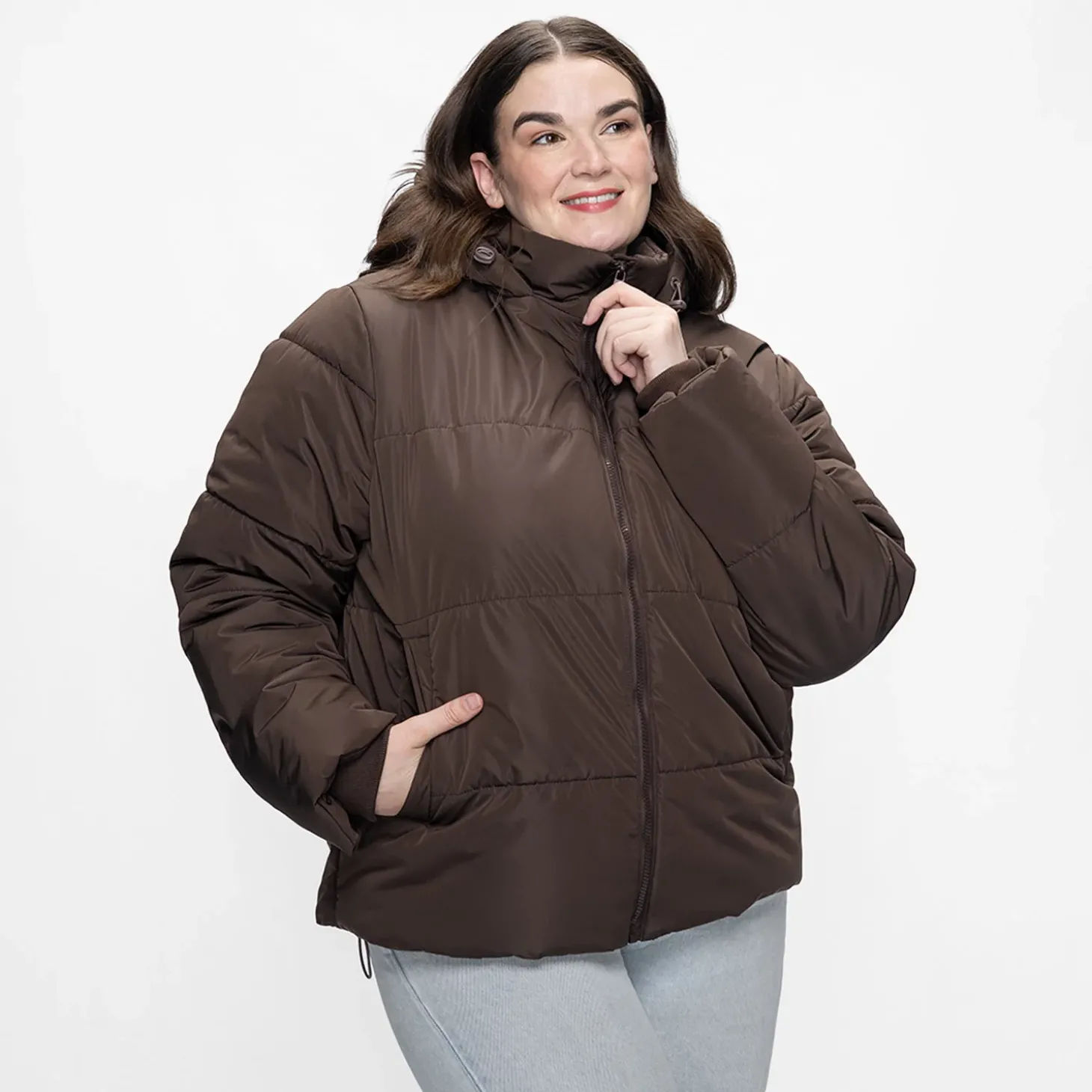 Chocolate Puffer Jacket