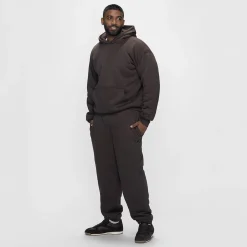 Chocolate Sherpa Lined Cuff Trackpant