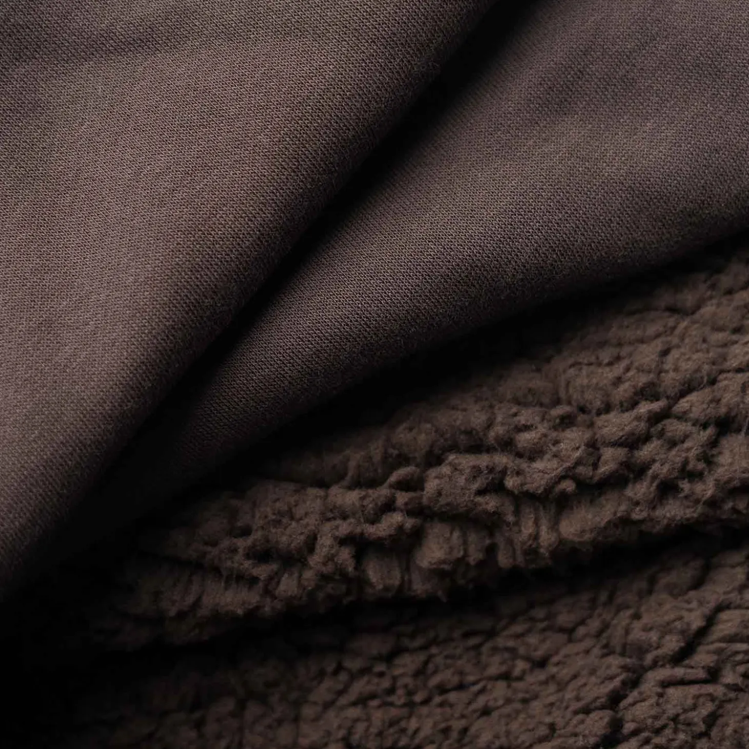 Chocolate Sherpa Lined Cuff Trackpant