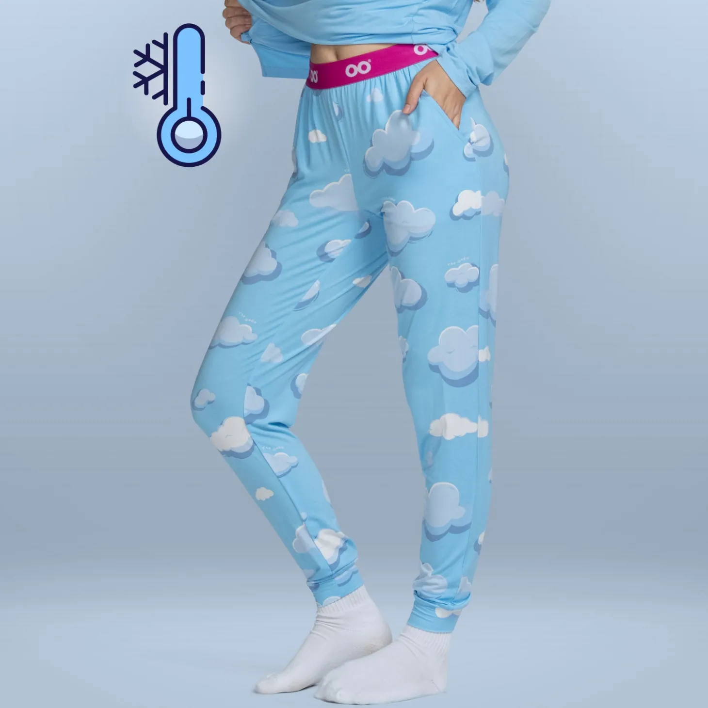 Cloud Cooling Cuffed PJ Bottom