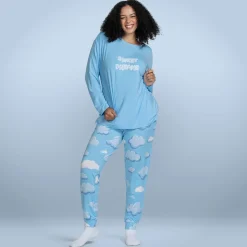 Cloud Cooling Long Sleeve PJ Top