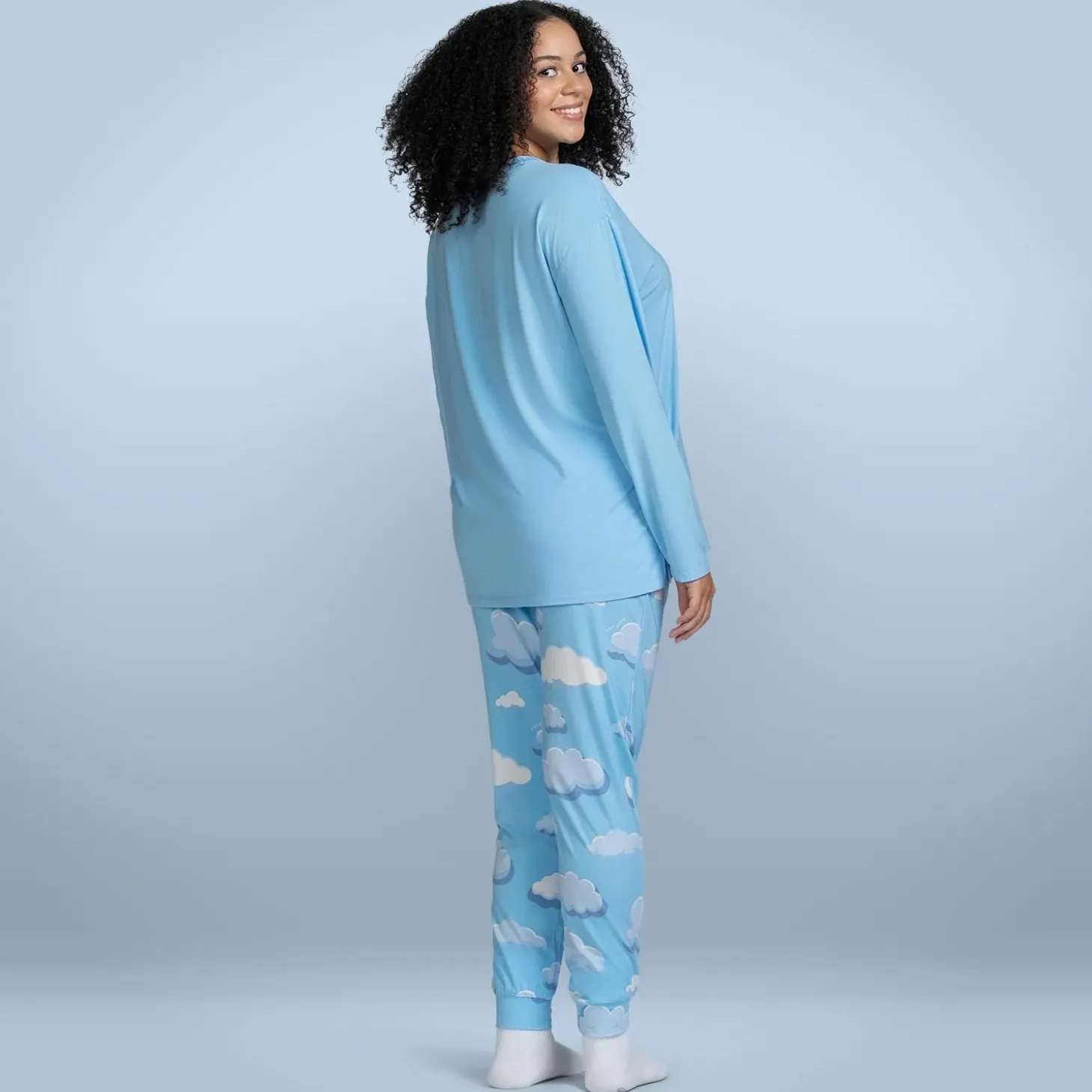 Cloud Cooling Long Sleeve PJ Top