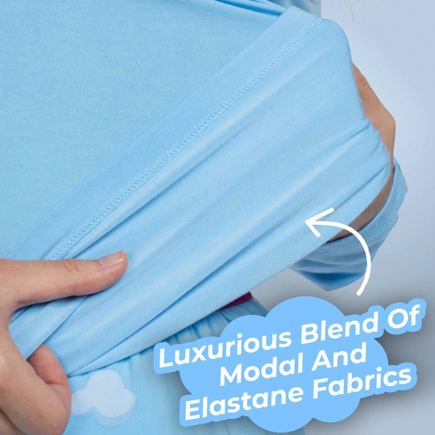 Cloud Cooling Long Sleeve PJ Top