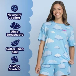 Cloud Cooling Short Sleeve PJ Top