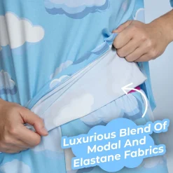 Cloud Cooling Short Sleeve PJ Top