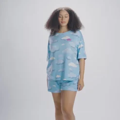 Cloud Warming Short Sleeve PJ Top