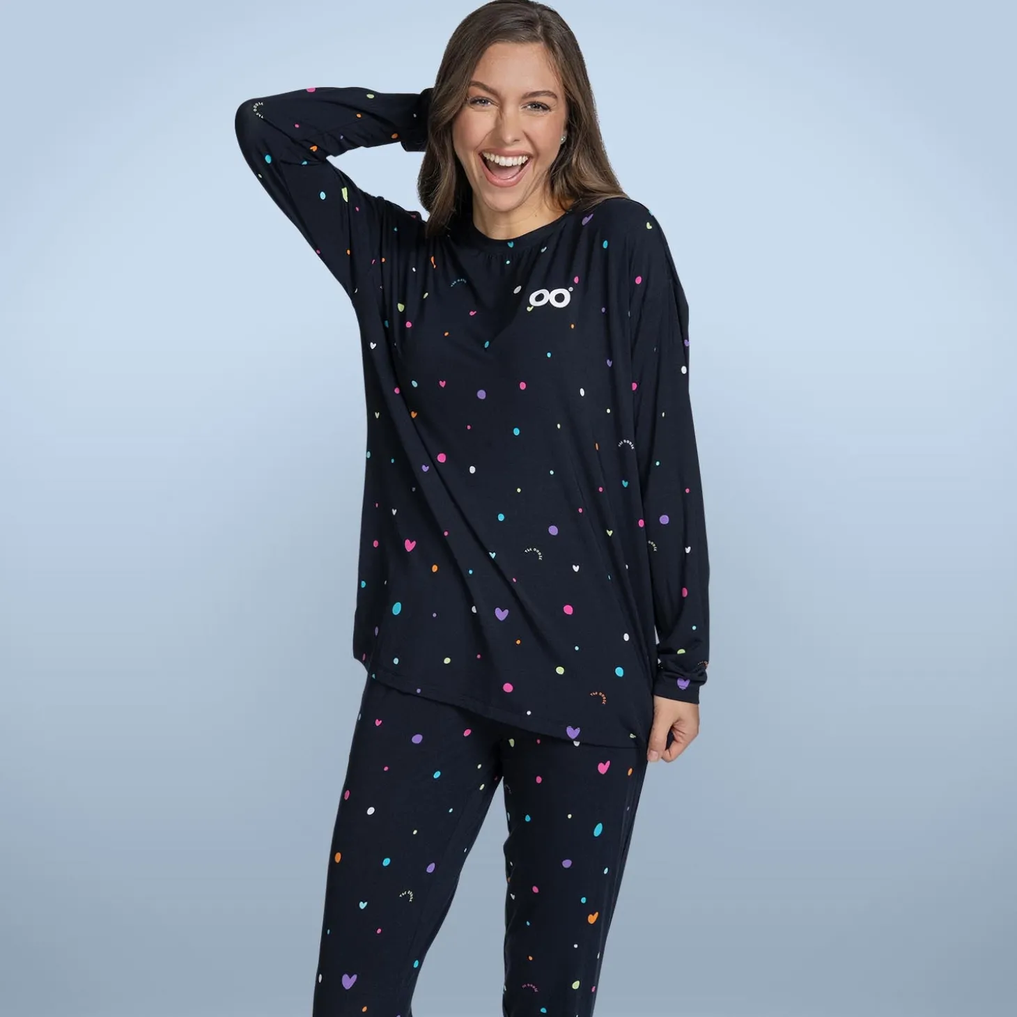 Confetti Cooling Long Sleeve PJ Top