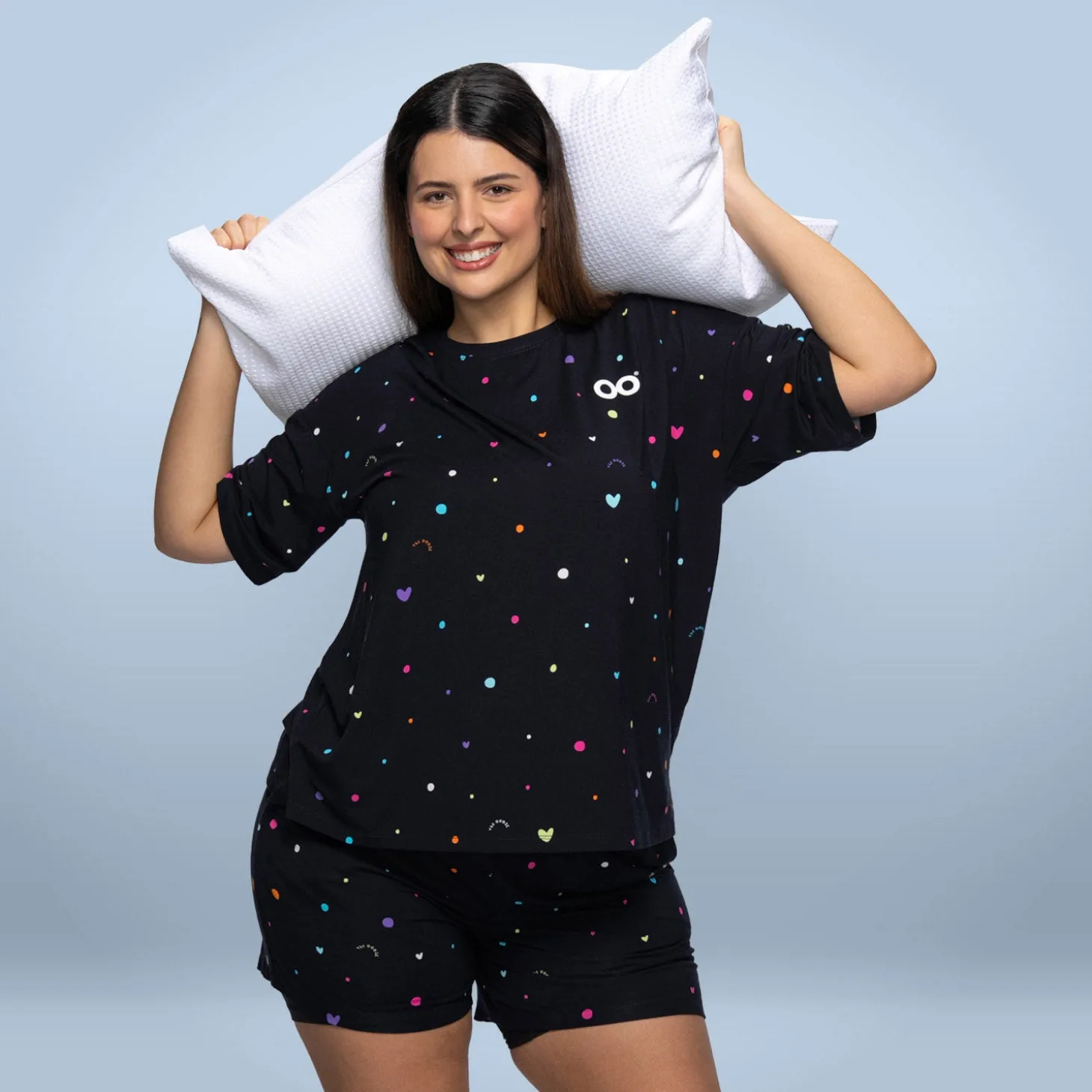 Confetti Cooling Short Sleeve PJ Top