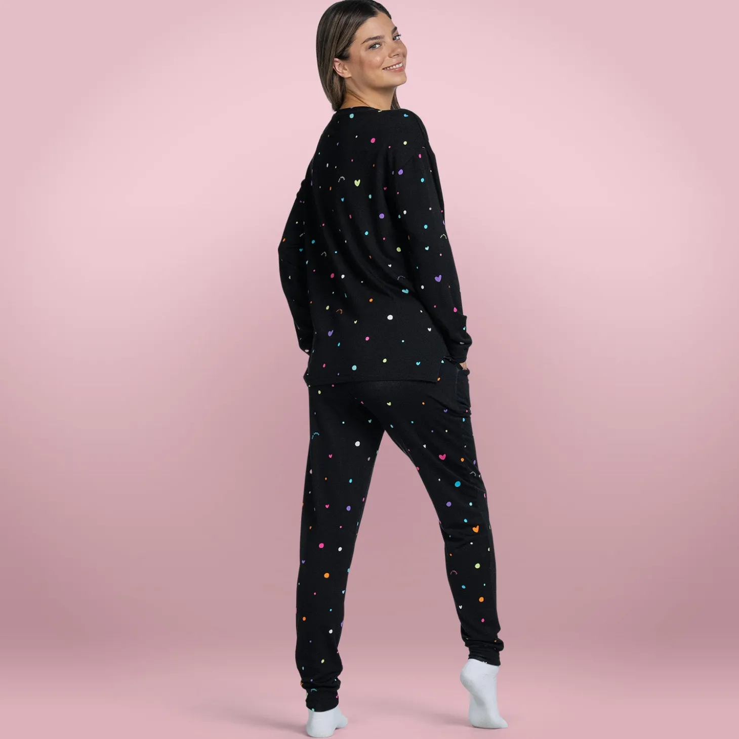Confetti Warming Long Sleeve PJ Top
