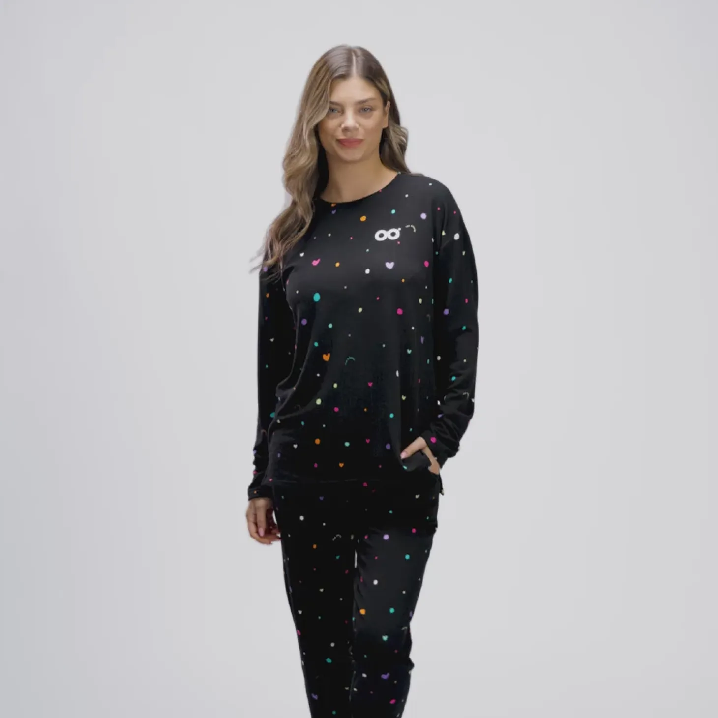 Confetti Warming Long Sleeve PJ Top