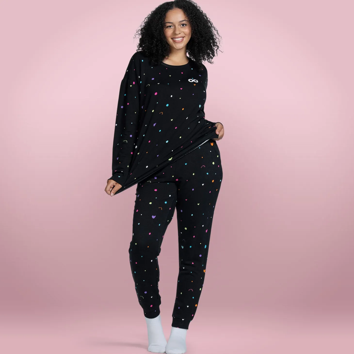 Confetti Warming Long Sleeve PJ Top