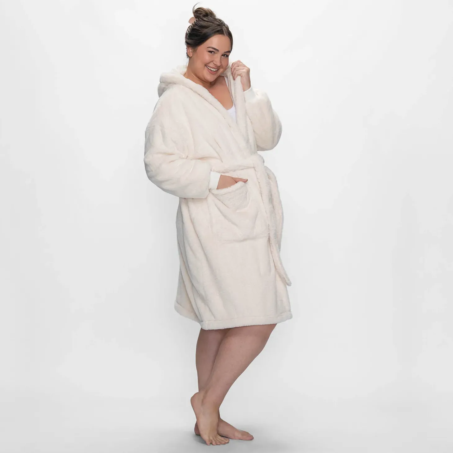 Cream Luxe Luxe Dressing Gown
