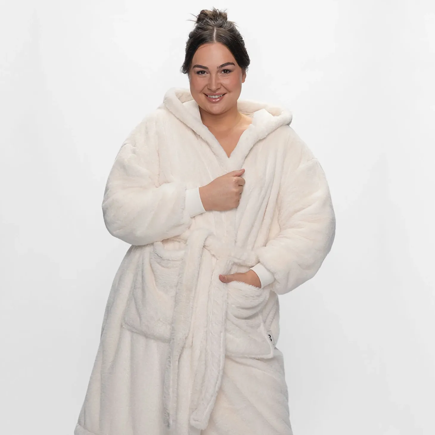 Cream Luxe Luxe Dressing Gown