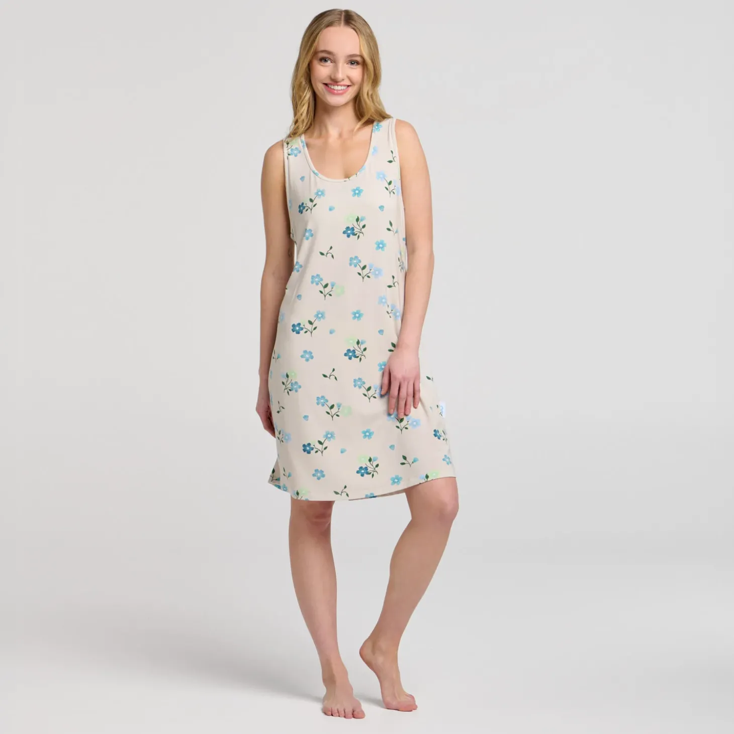 Ditsy Floral Scoop Neck Nightie