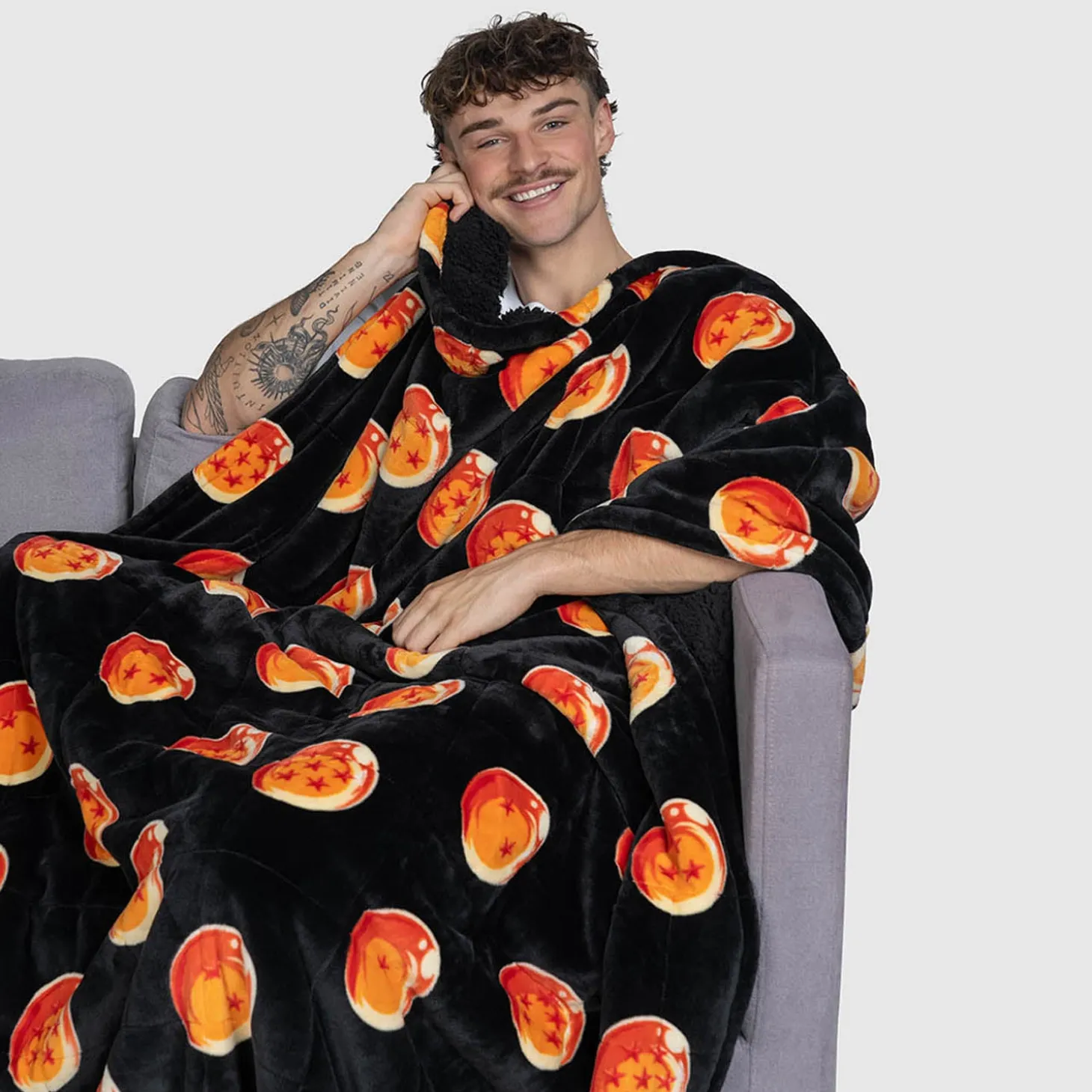 Dragon Ball Shenron Sherpa Blanket Licensed