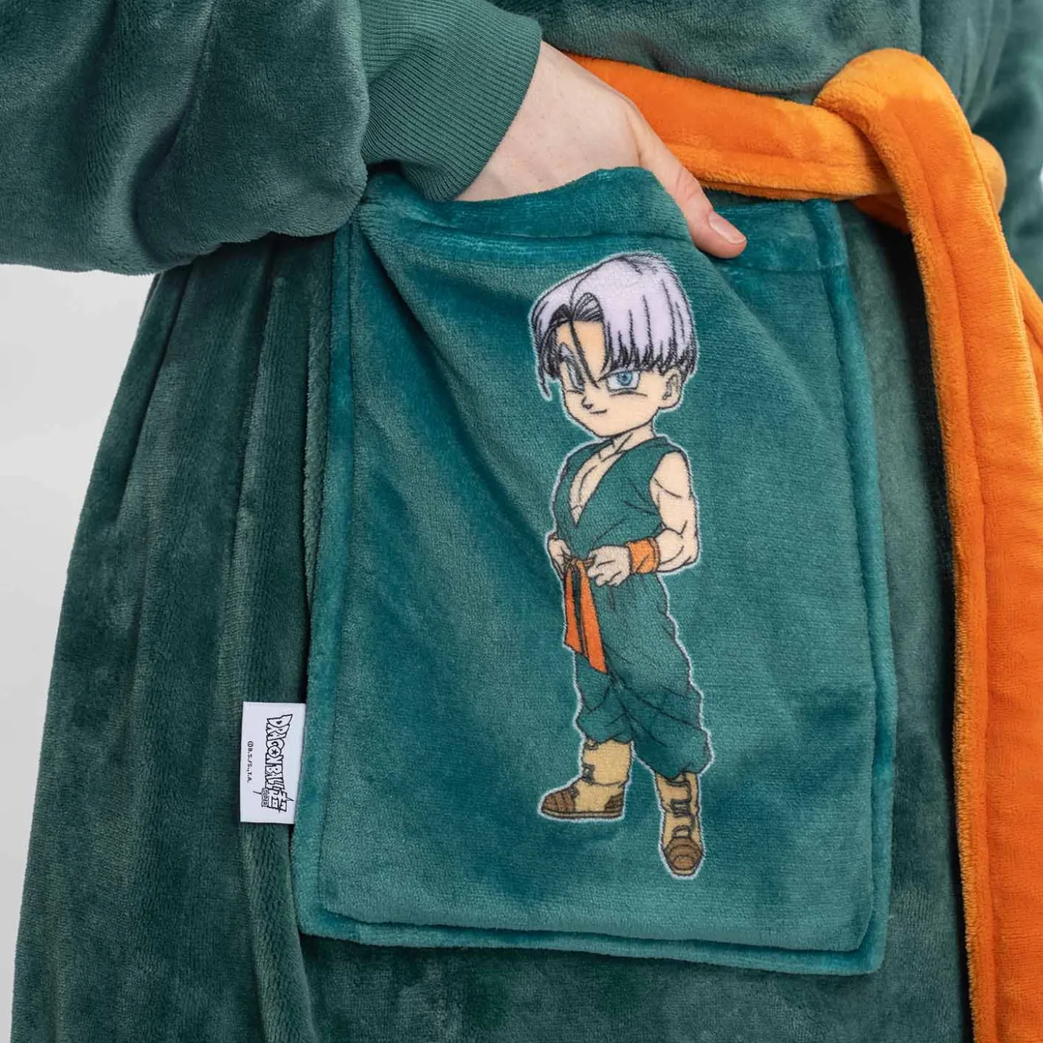 Dragon Ball Super Trunks Sherpa Dressing Gown Licensed