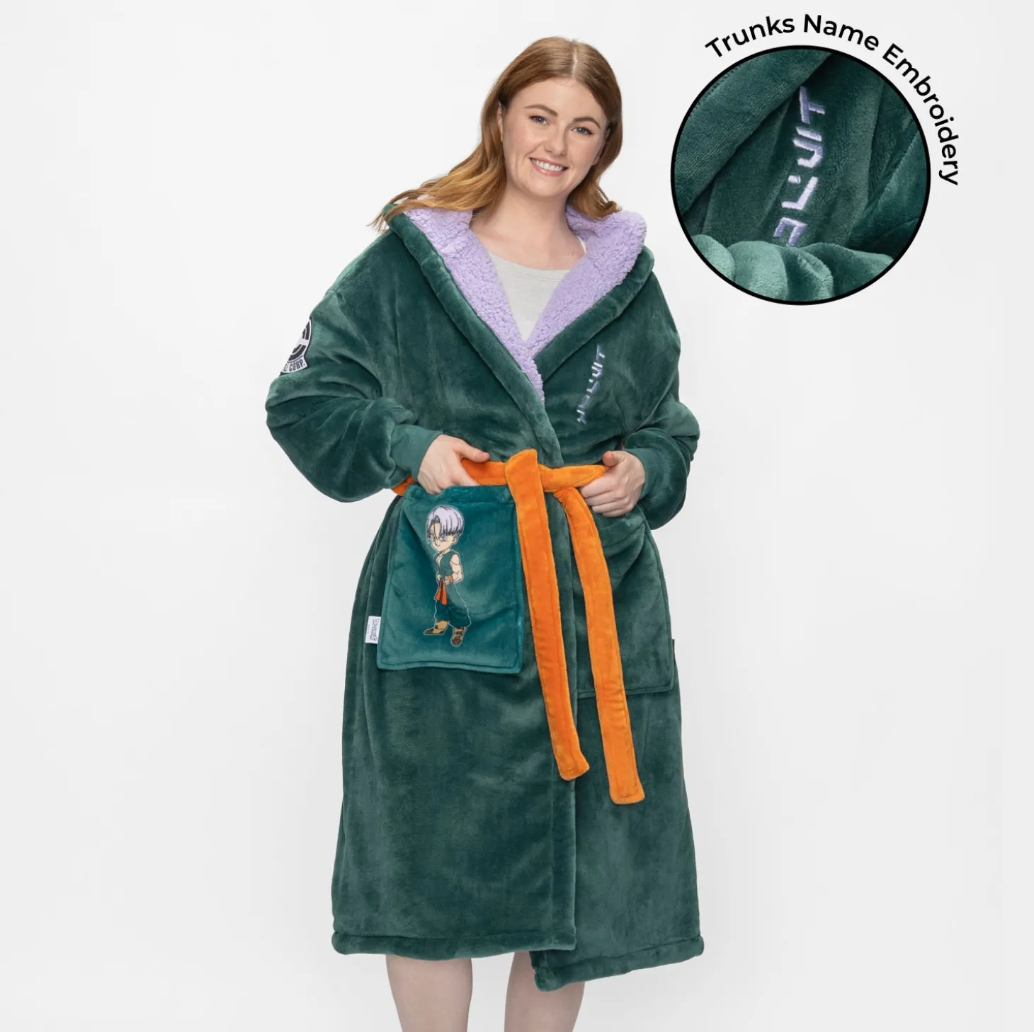 Dragon Ball Super Trunks Sherpa Dressing Gown Licensed