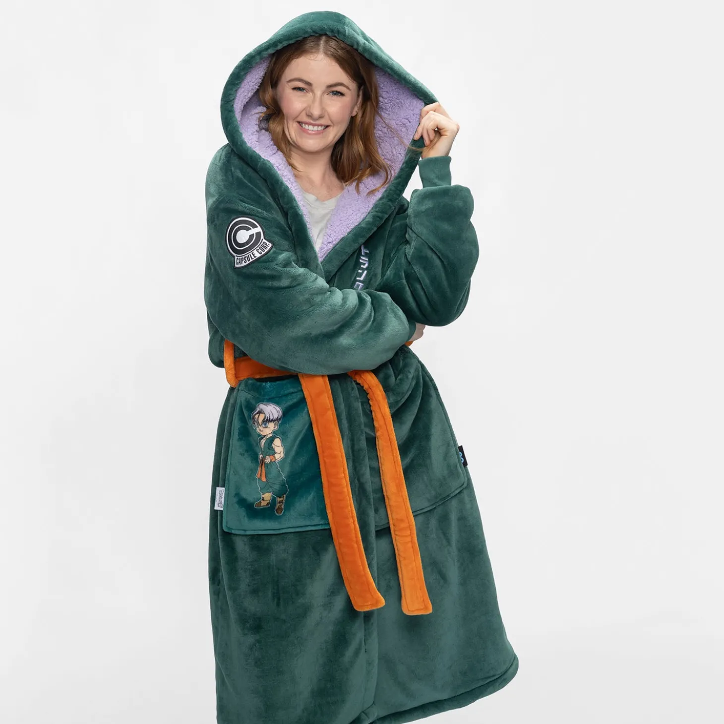 Dragon Ball Super Trunks Sherpa Dressing Gown Licensed