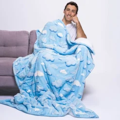 Fluffy Cloud Sherpa Blanket