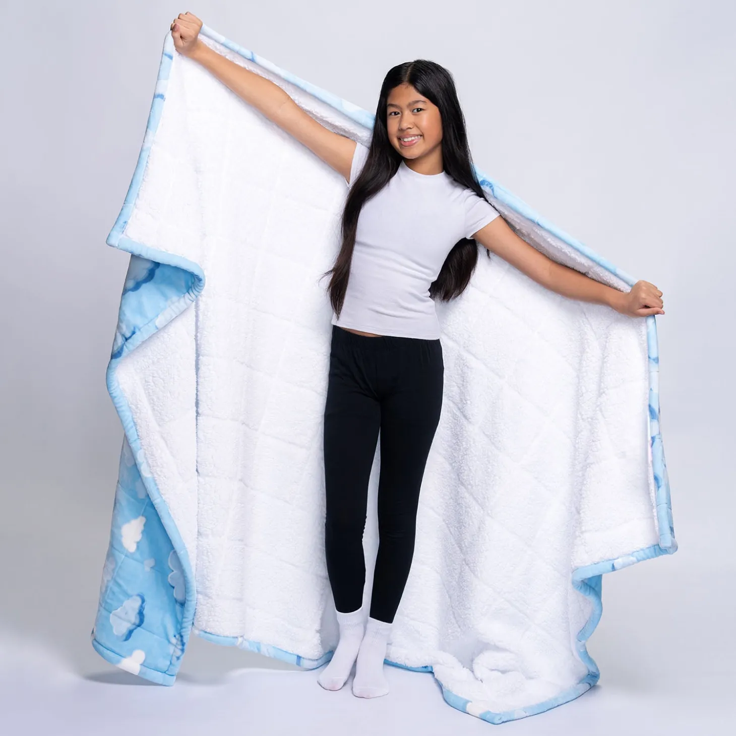Fluffy Cloud Sherpa Blanket