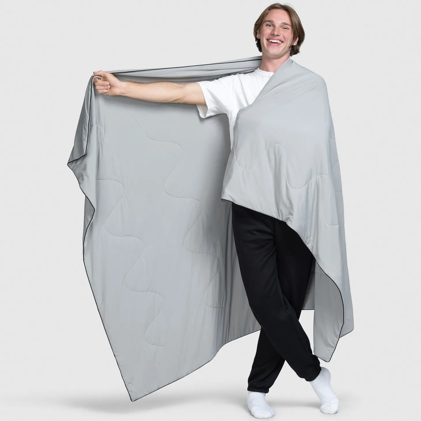 Grey Cooling Blanket