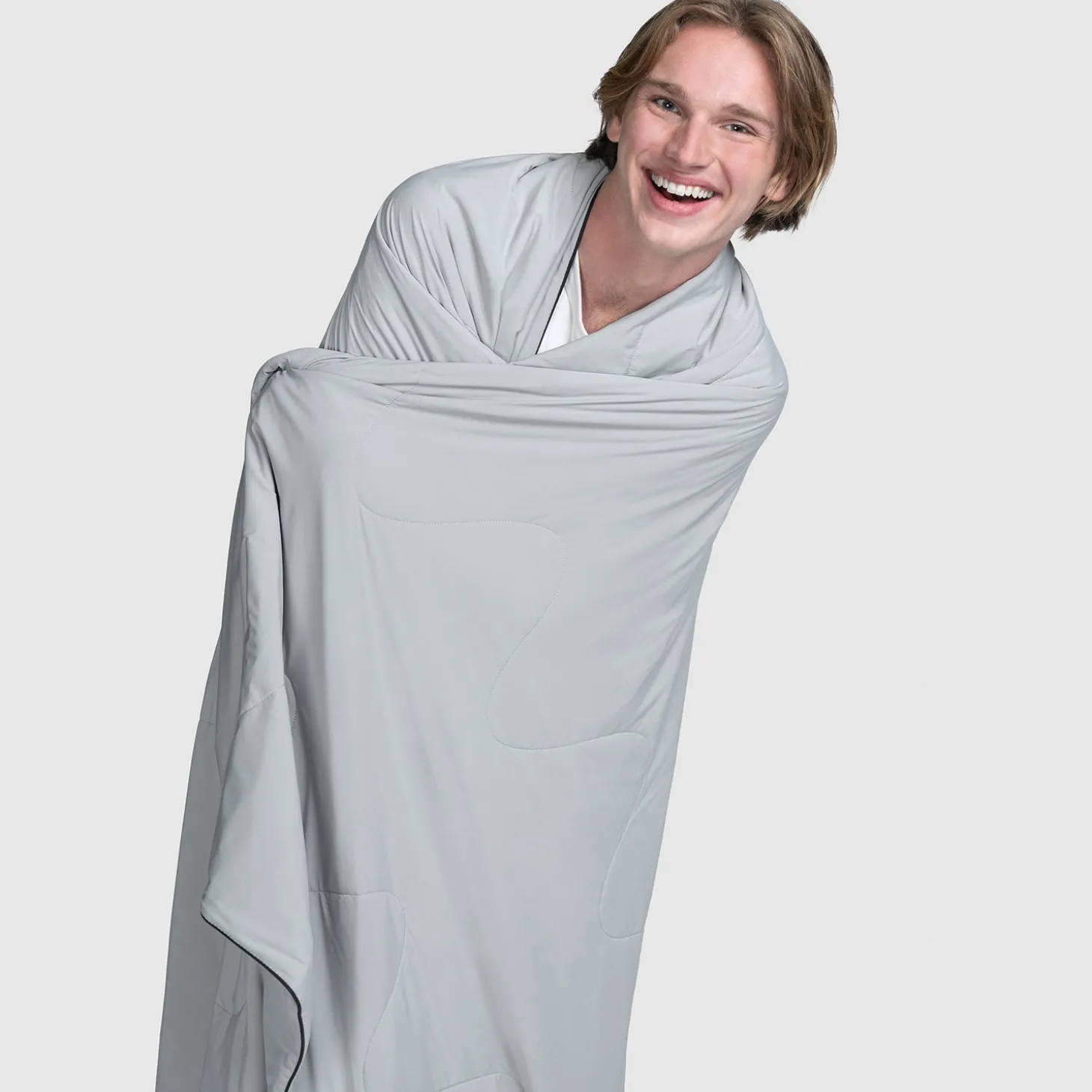 Grey Cooling Blanket
