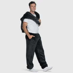 Grey Sherpa Cuffed Pant
