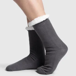 Grey Sherpa Socks