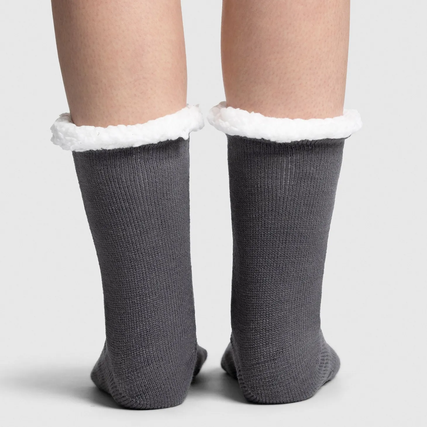 Grey Sherpa Socks