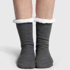 Grey Sherpa Socks