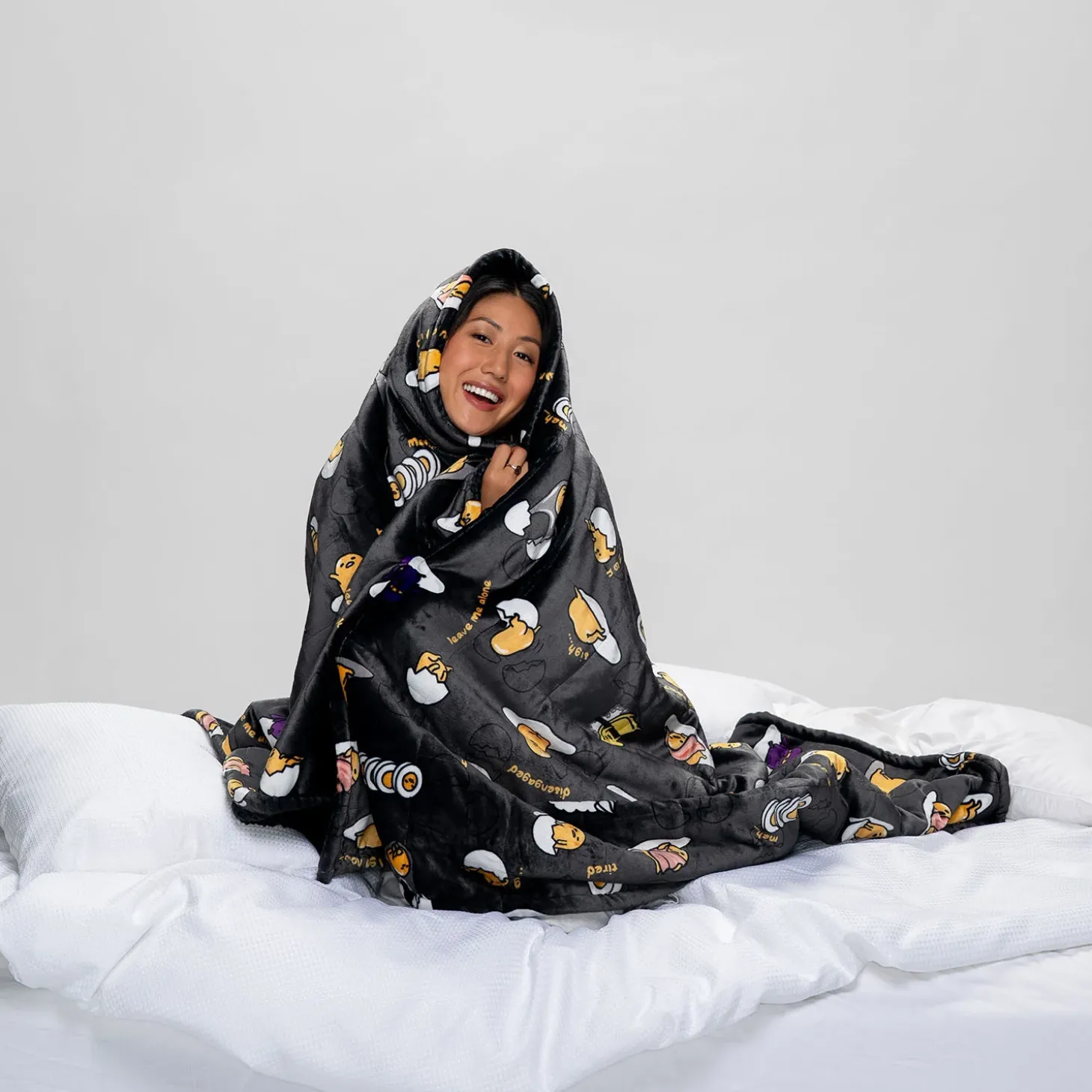Gudetama Sherpa Blanket Licensed