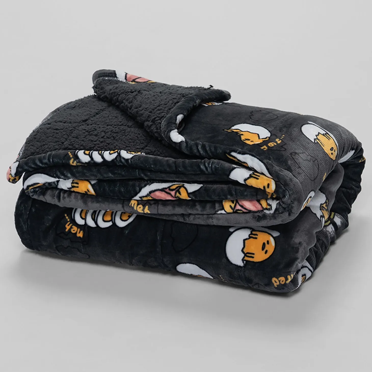 Gudetama Sherpa Blanket Licensed