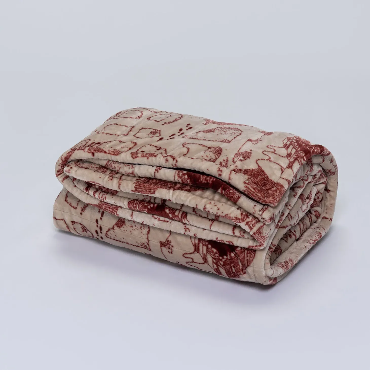 Harry Potter Marauders Map Sherpa Blanket Licensed