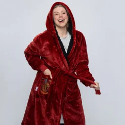 Harry Potter Gryffindor Sherpa Dressing Gown Licensed