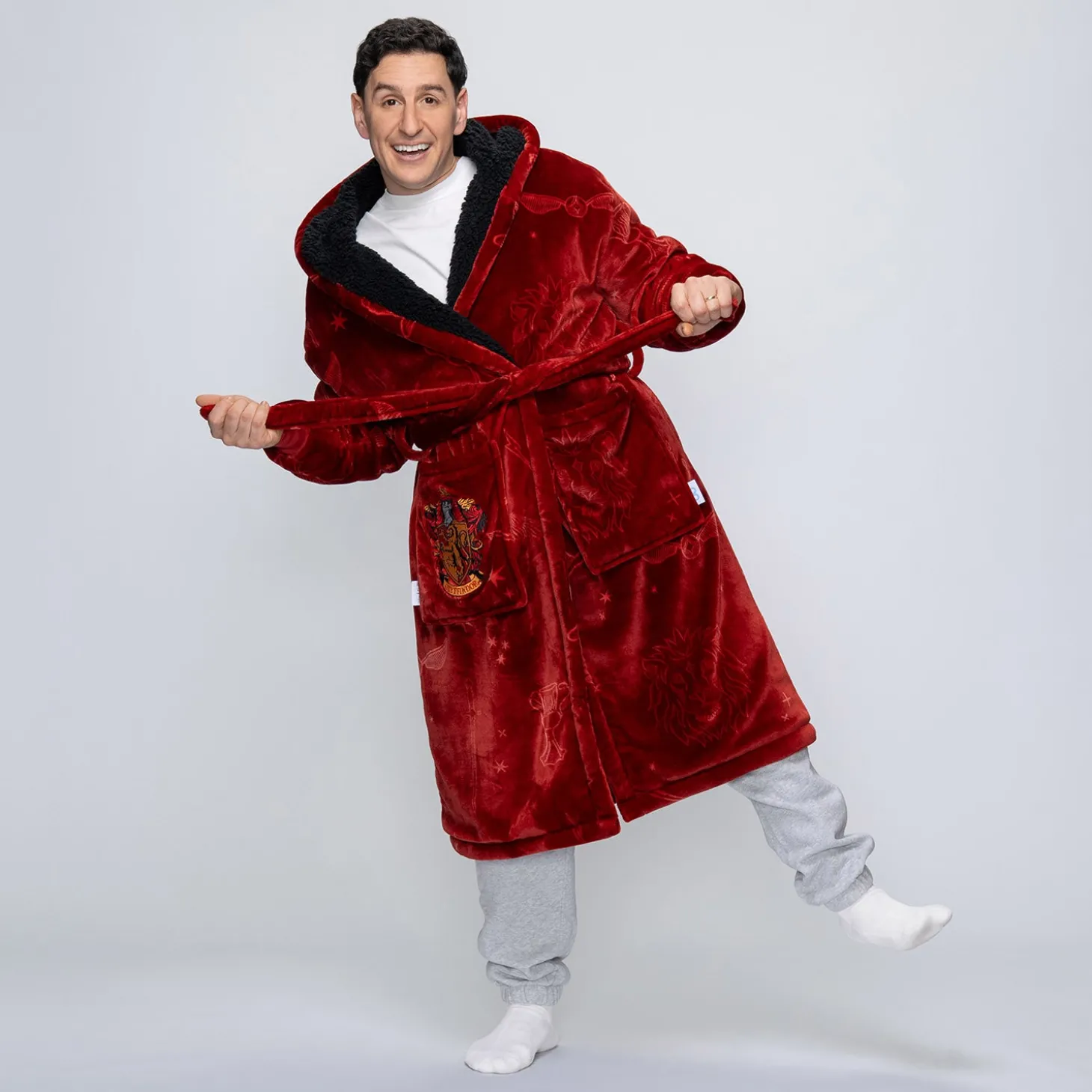 Harry Potter Gryffindor Sherpa Dressing Gown Licensed