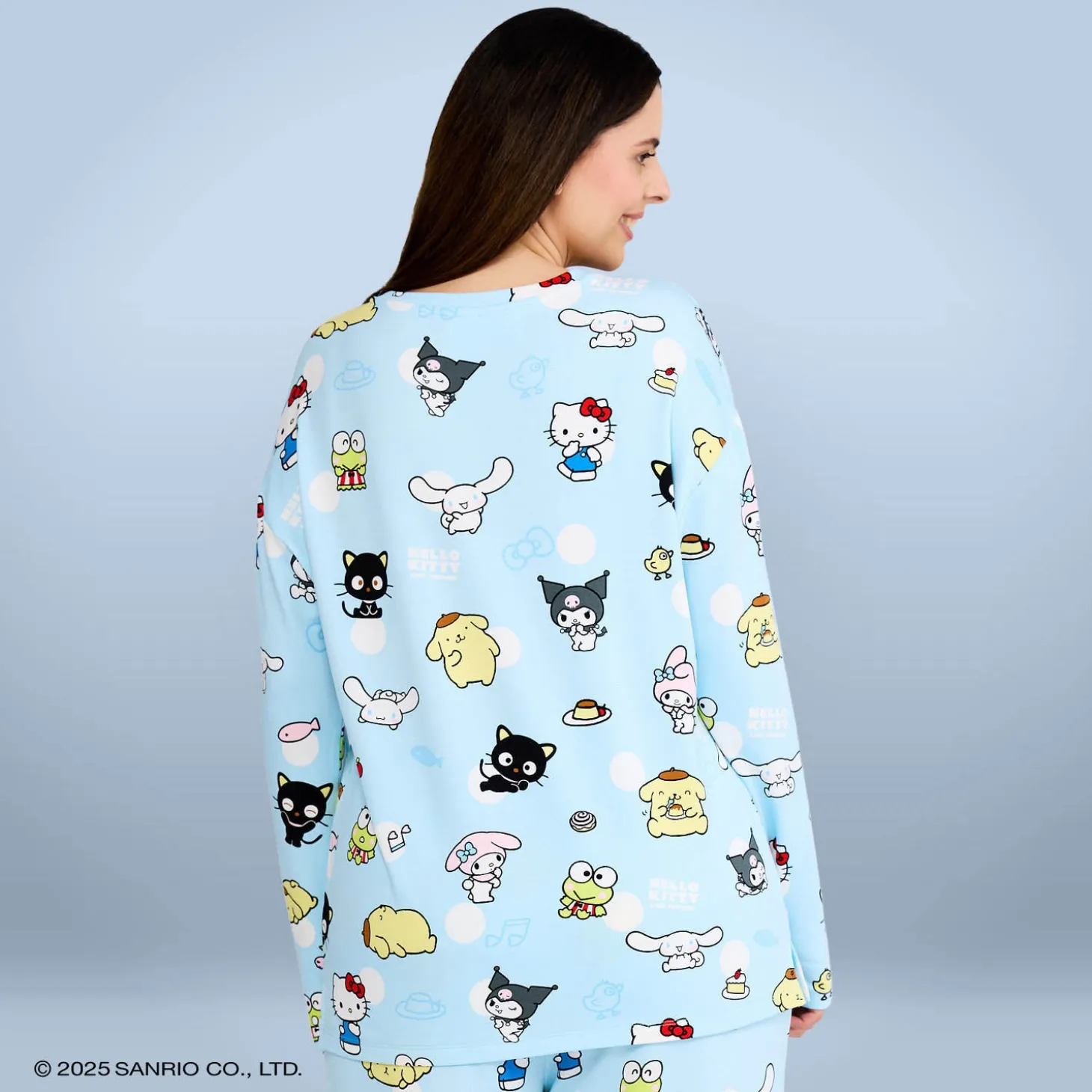 Hello Kitty & Friends Cooling Long Sleeve PJ Top Licensed