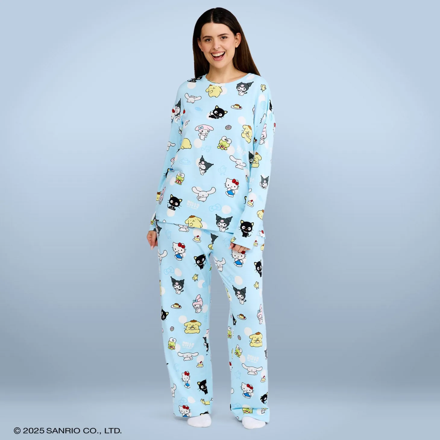 Hello Kitty & Friends Cooling Long Sleeve PJ Top Licensed